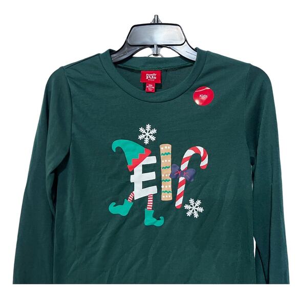 FAMILY PAJAMAS MACY'S BIG KIDS 2P ELFING CHRISTMAS HOLIDAY PJS SET SIZE 14-16 - Picture 4 of 6
